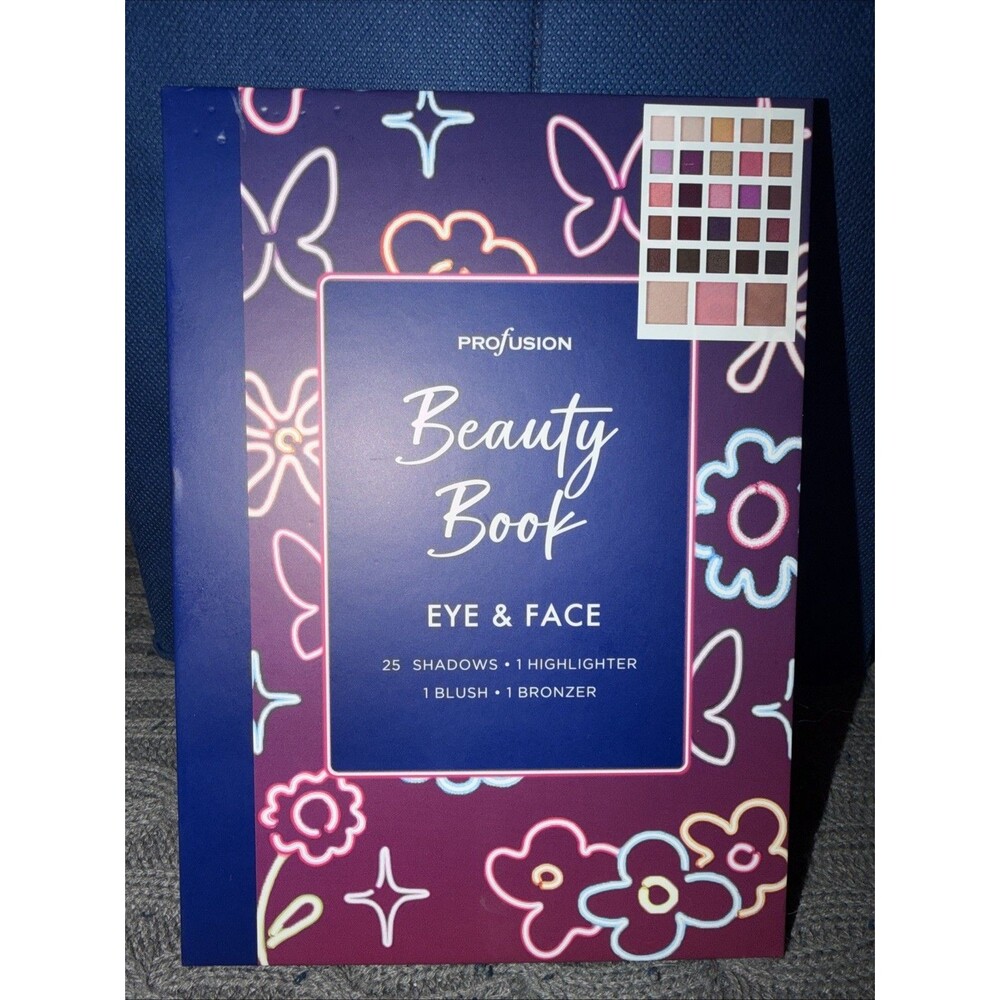 PROFUSION Beauty Book Eye & Face Set 25 Shadows 1 Highlighter 1 Blush 1 Bronzer
